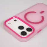Coque iPhone 18 Pro Max / 17 Pro Max - Jelly Color semi-transparent avec MagSafe - Rose