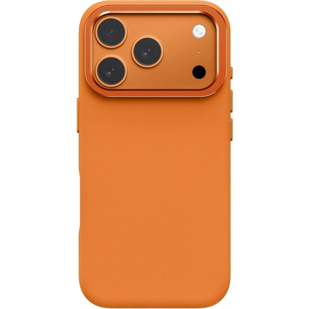 Coque iPhone 17 Pro Max - AmazingThing Glamour AllSkin MagSafe avec support pour cam&eacute;ra - Orange