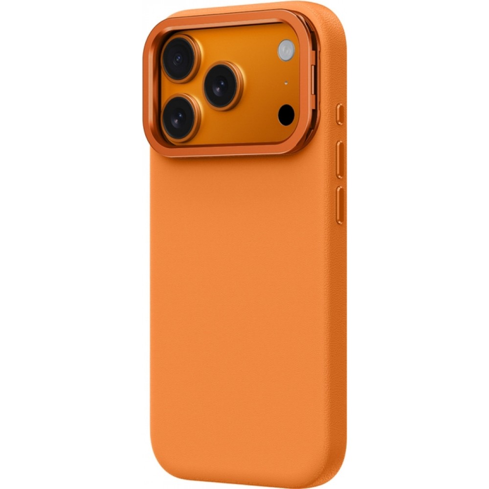 Coque iPhone 17 Pro Max - AmazingThing Glamour AllSkin MagSafe avec support pour cam&eacute;ra - Orange