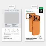 Coque iPhone 17 Pro Max - AmazingThing Glamour AllSkin MagSafe avec support pour cam&eacute;ra - Orange