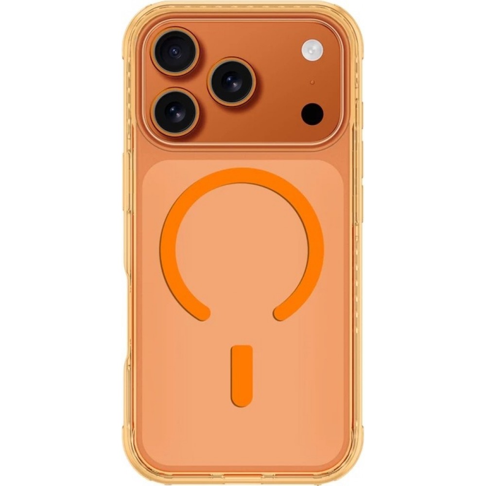 Coque iPhone 17 Pro Max - AmazingThing Titan Pro compatible MagSafe avec protection X-CUSHION PRO 7 - Orange