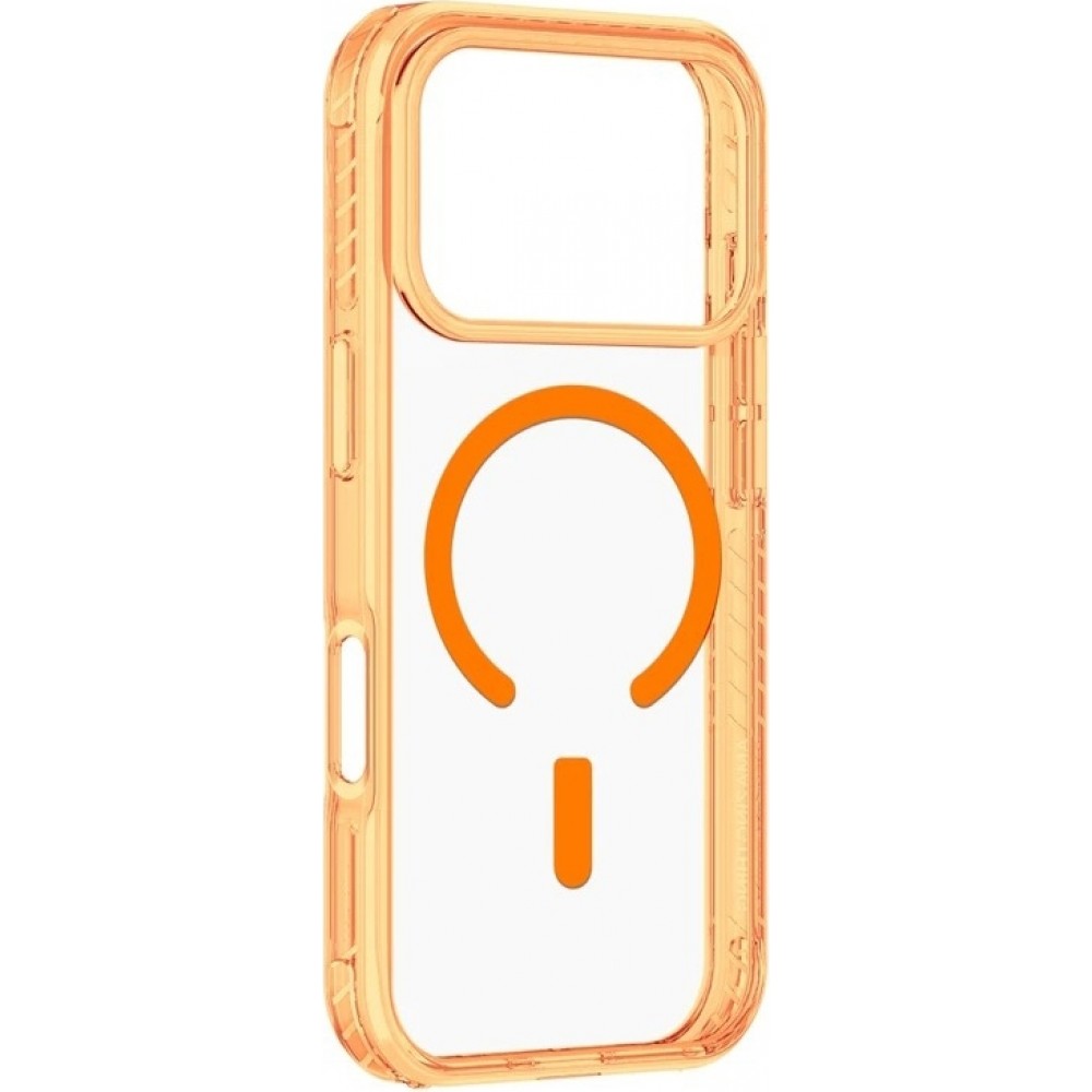 Coque iPhone 17 Pro Max - AmazingThing Titan Pro compatible MagSafe avec protection X-CUSHION PRO 7 - Orange