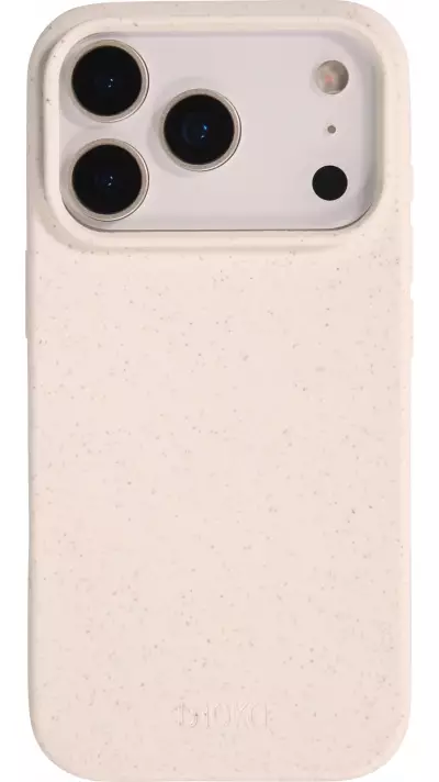 Coque iPhone 17 Pro Max - Bioka biodégradable et compostable Eco-Friendly - Blanc