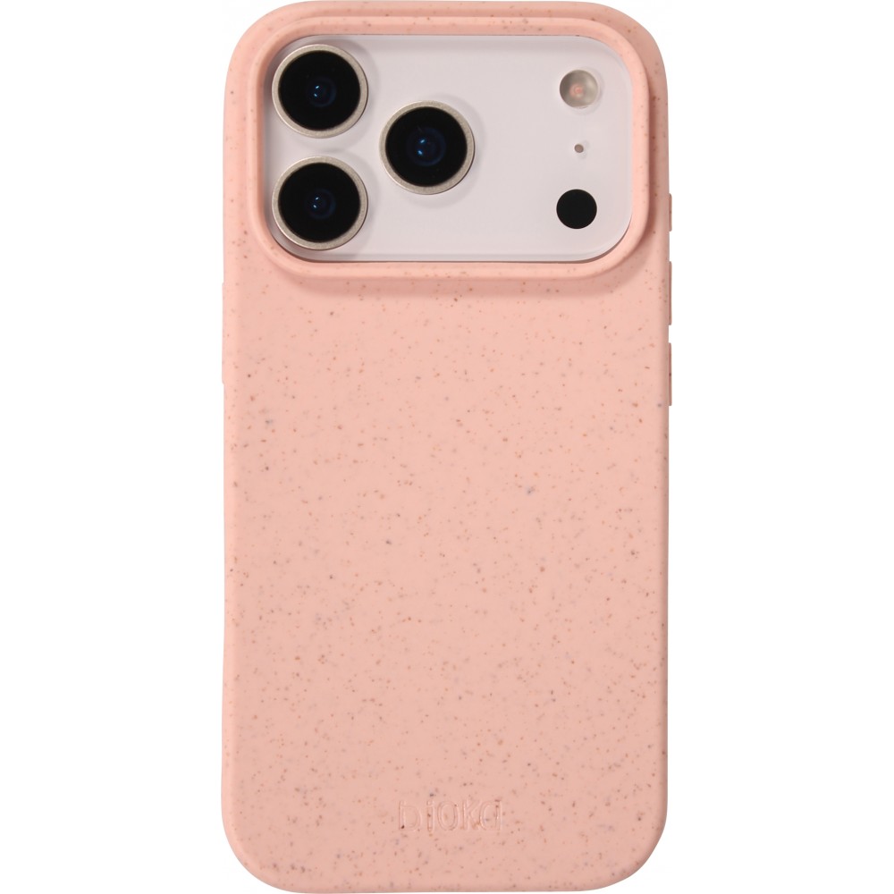 Coque iPhone 17 Pro Max - Bioka biodégradable et compostable Eco-Friendly - Rose