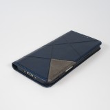 Hülle iPhone 17 Pro Max - Flip Geometrisch blau