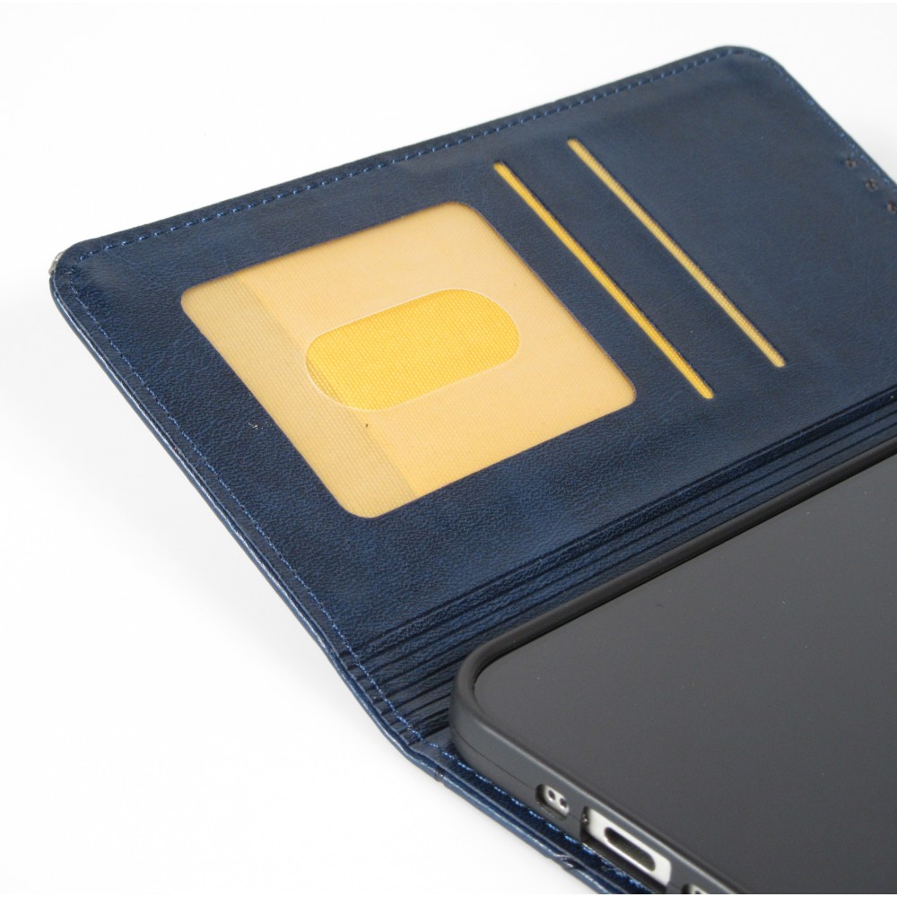 Hülle iPhone 17 Pro Max - Flip Geometrisch blau
