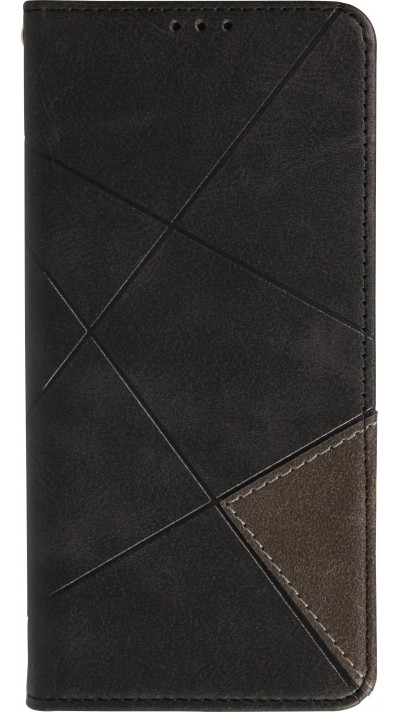 Hülle iPhone 17 Pro Max - Flip Geometrisch - Schwarz