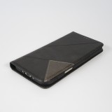 Hülle iPhone 17 Pro Max - Flip Geometrisch - Schwarz