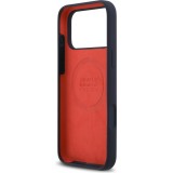 Coque iPhone 17 Pro Max - Red Bull Racing MagSafe en silicone avec anneau rouge - Bleu
