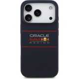 Coque iPhone 17 Pro Max - Red Bull Silicone Horizontal Centered Logo MagSafe - Bleu