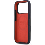 Coque iPhone 17 Pro Max - Red Bull Silicone Horizontal Centered Logo MagSafe - Bleu