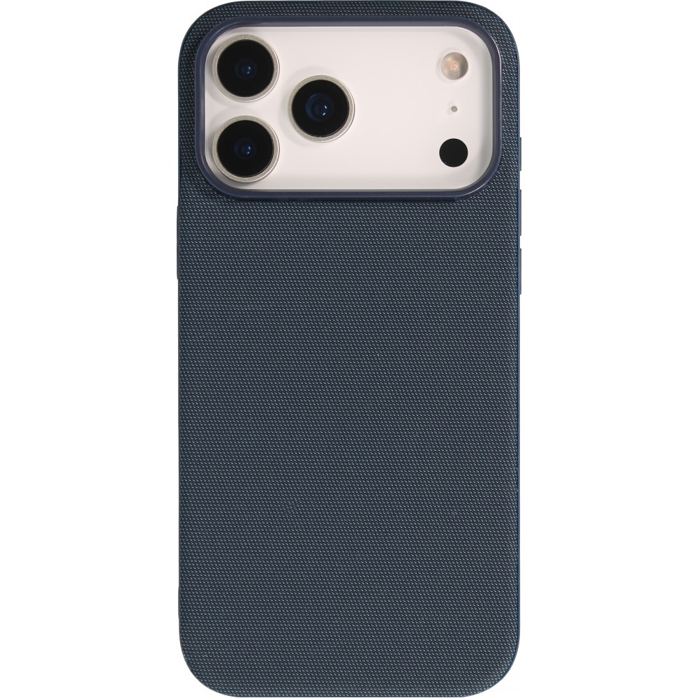 iPhone 17 Pro Max Case H&uuml;lle - MagSafe-kompatibles Premium-Technikgewebe mit eleganter Schutzh&uuml;lle - Blau