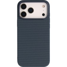 iPhone 17 Pro Max Case H&uuml;lle - MagSafe-kompatibles Premium-Technikgewebe mit eleganter Schutzh&uuml;lle - Blau