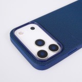 iPhone 17 Pro Max Case H&uuml;lle - MagSafe-kompatibles Premium-Technikgewebe mit eleganter Schutzh&uuml;lle - Blau