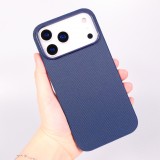 iPhone 17 Pro Max Case H&uuml;lle - MagSafe-kompatibles Premium-Technikgewebe mit eleganter Schutzh&uuml;lle - Blau
