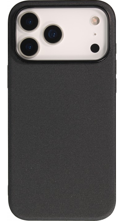 iPhone 17 Pro Max Case H&uuml;lle - MagSafe-kompatibles Premium-Technikgewebe mit eleganter Schutzh&uuml;lle - Schwarz