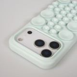 Coque iPhone 17 Pro Max - Murale ventouse pastel avec fixation sur surfaces - Vert menthe