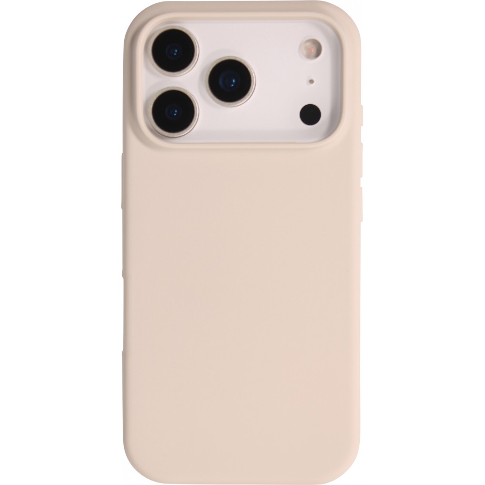 Coque iPhone 17 Pro - Soft touch - Beige