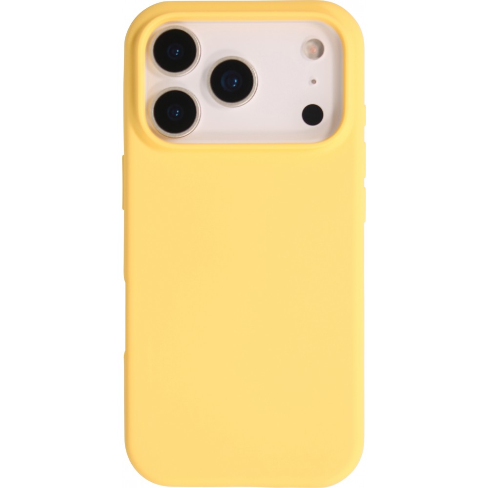 Coque iPhone 17 Pro - Soft Touch - Jaune