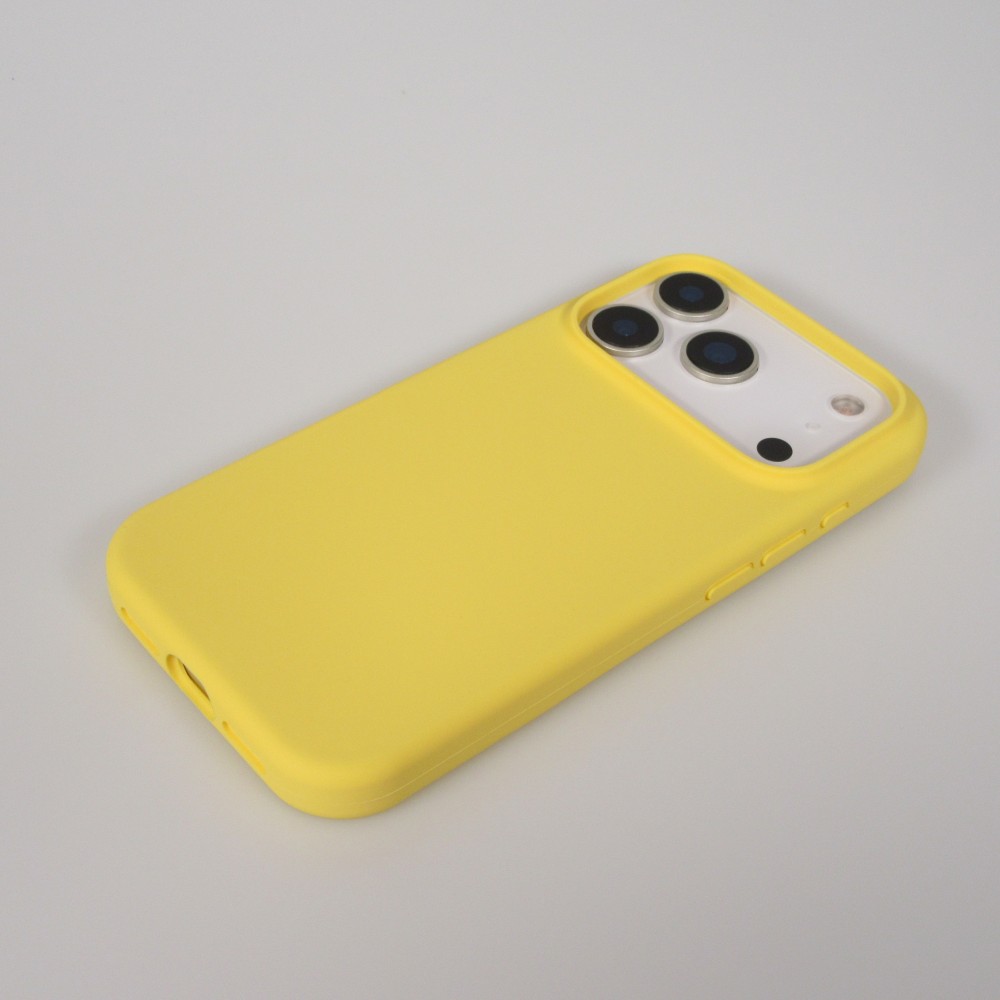 Coque iPhone 17 Pro - Soft Touch - Jaune