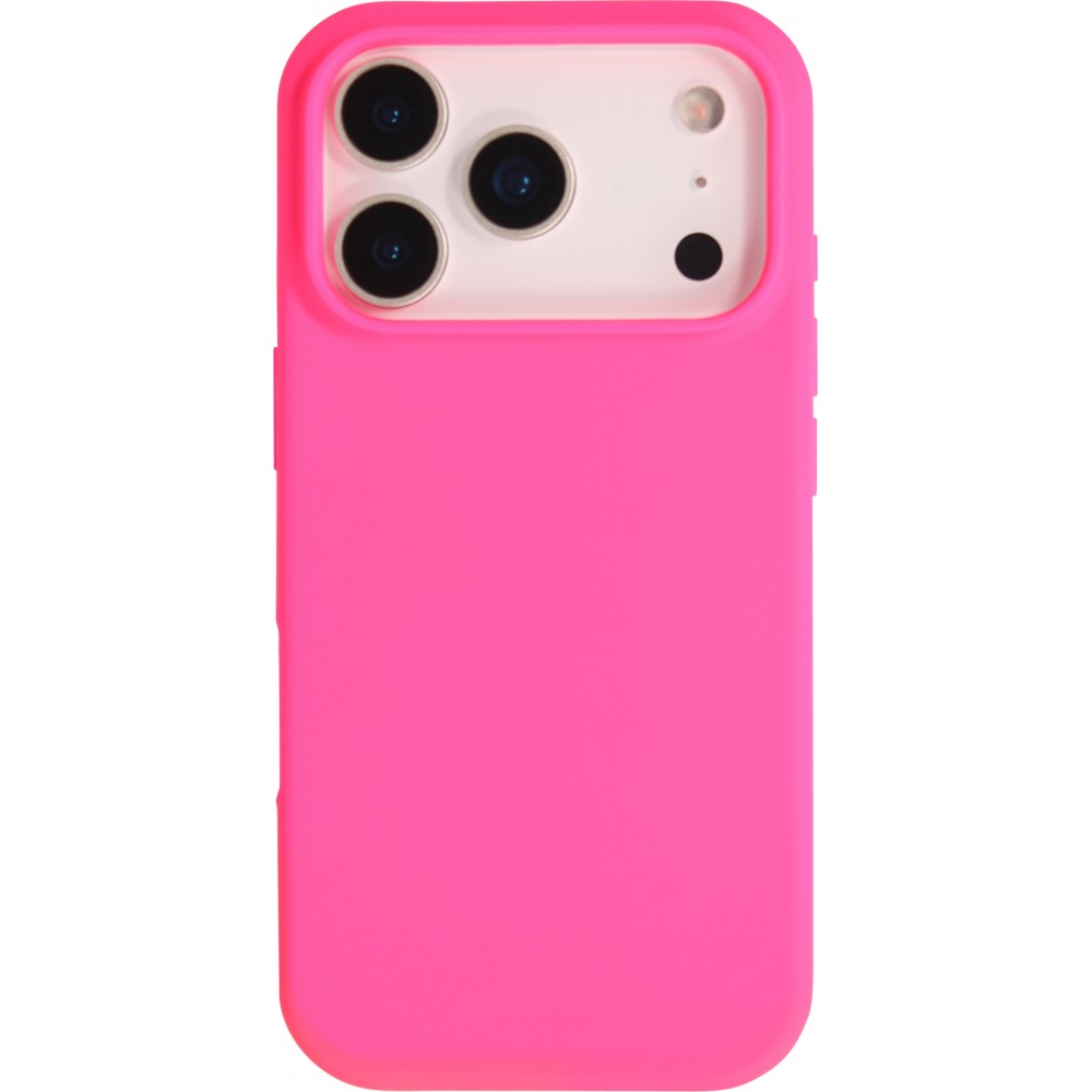Coque iPhone 17 Pro - Soft Touch - Rose foncé