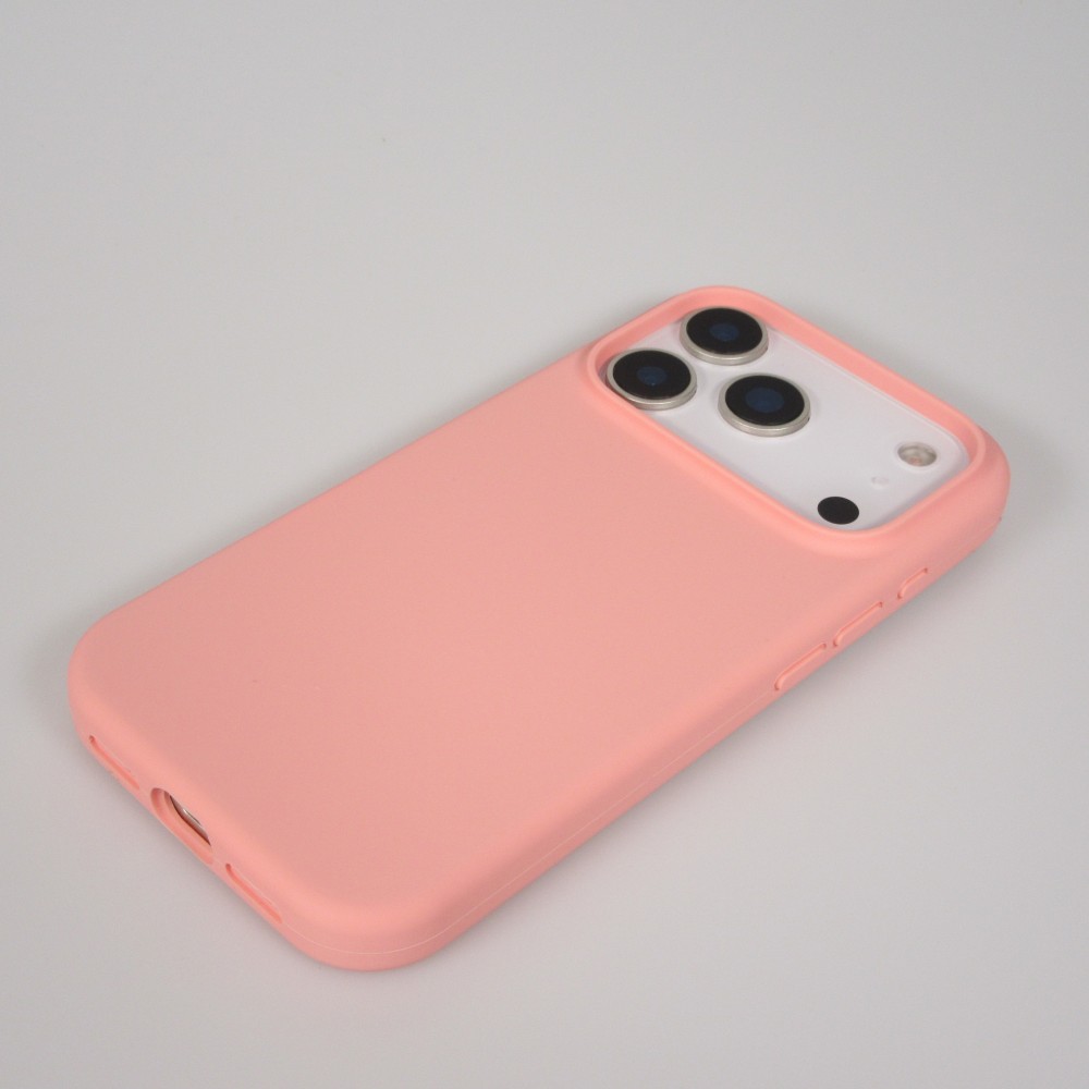 Coque iPhone 17 Pro - Soft Touch - Rose clair