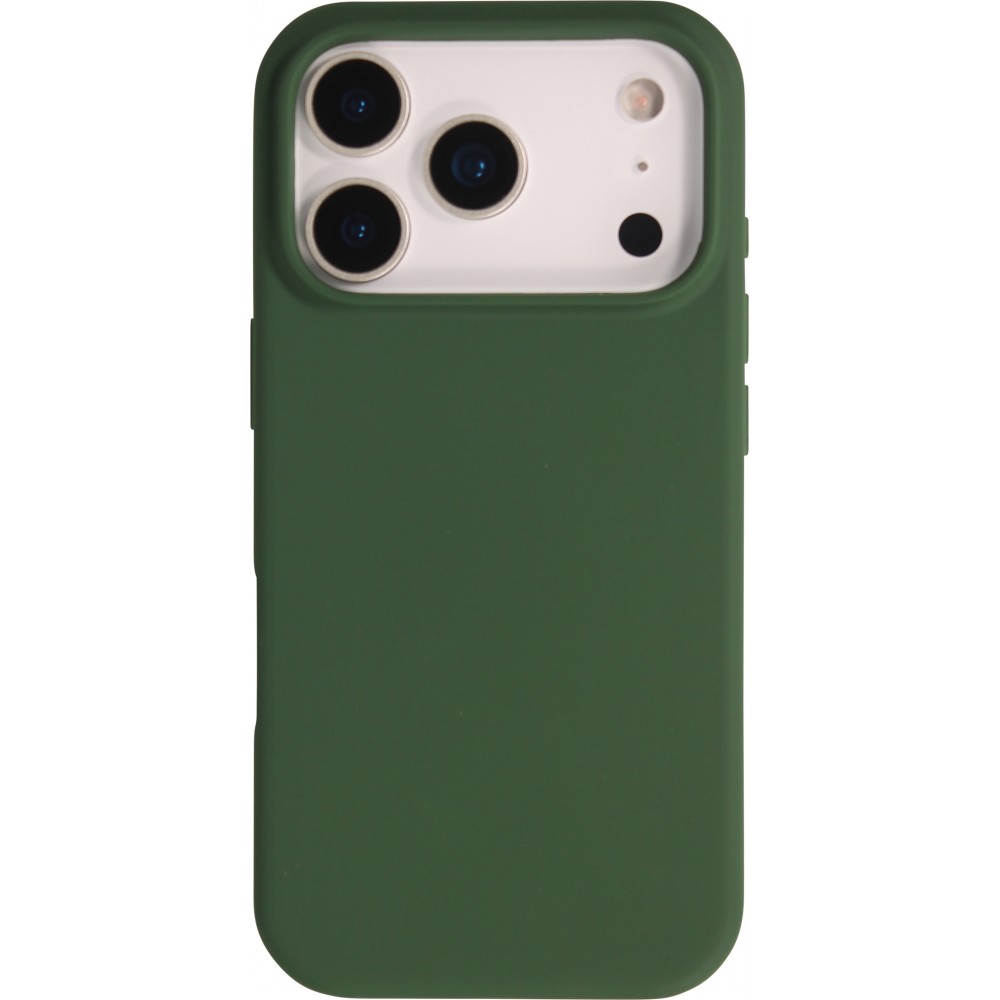 Coque iPhone 17 Pro - Soft Touch - Vert foncé