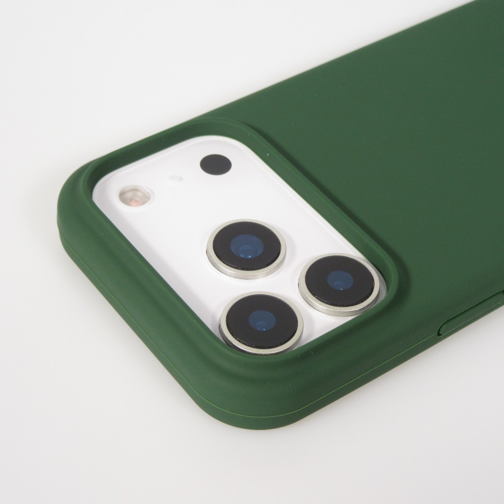Coque iPhone 17 Pro - Soft Touch - Vert foncé