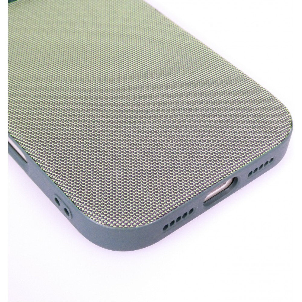 iPhone 17 Pro Max Case Hülle - MagSafe-kompatibles Premium-Technikgewebe mit eleganter Schutzhülle - Grün