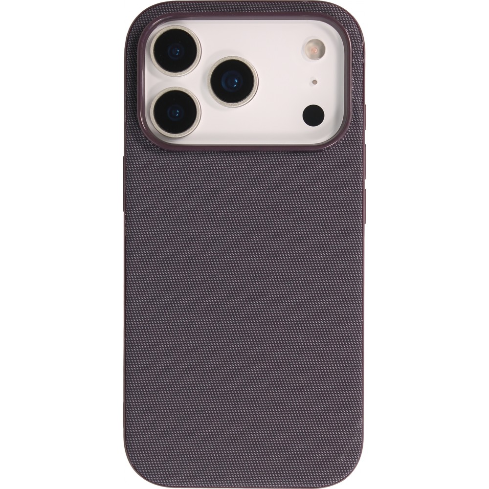 iPhone 17 Pro Max Case Hülle - MagSafe-kompatibles Premium-Technikgewebe mit eleganter Schutzhülle - Violett
