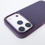 iPhone 17 Pro Max Case Hülle - MagSafe-kompatibles Premium-Technikgewebe mit eleganter Schutzhülle - Violett