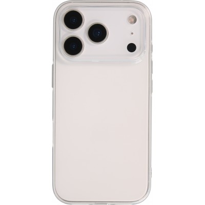 iPhone 17 Pro Case Hülle - Ultra-thin Gummi Transparent 0.8 mm Gel-Silikon Superdünn und flexibel