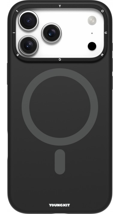 iPhone 17 Pro Max Case Hülle - Youngkit Gel Cream Series MagSafe - Schwarz