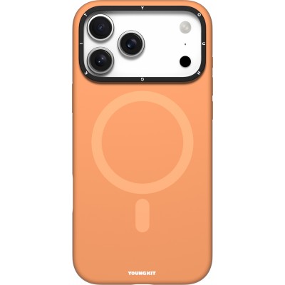 iPhone 17 Pro Case Hülle - Youngkit Gel Cream Series MagSafe - Orange