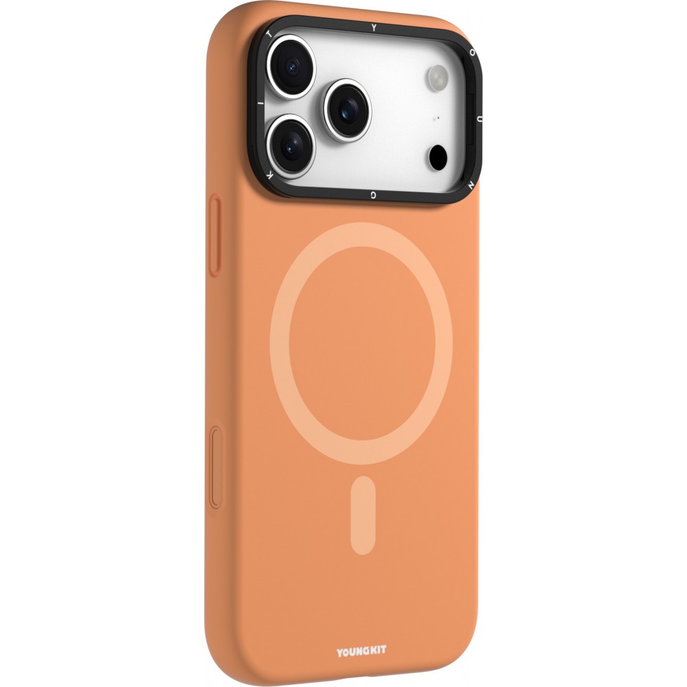 Coque iPhone 17 Pro - Youngkit Gel Cream Series MagSafe - Orange