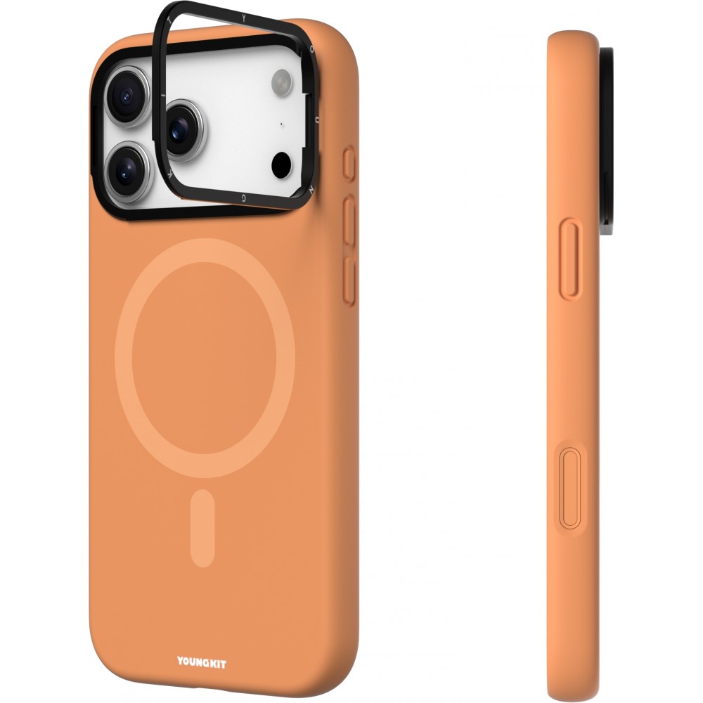 Coque iPhone 17 Pro - Youngkit Gel Cream Series MagSafe - Orange