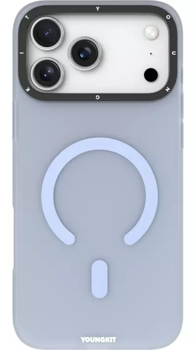 Coque iPhone 17 Pro - Youngkit Hidden Sand MagSafe - Bleu