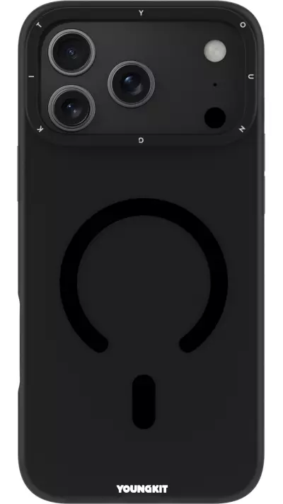 Coque iPhone 17 Pro Max - Youngkit Hidden Sand MagSafe - Noir