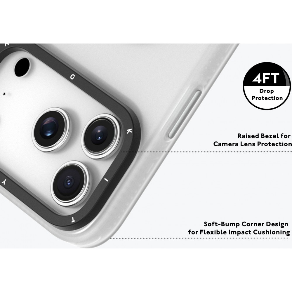 iPhone 17 Pro Case Hülle - Youngkit Hidden Sand MagSafe - Schwarz