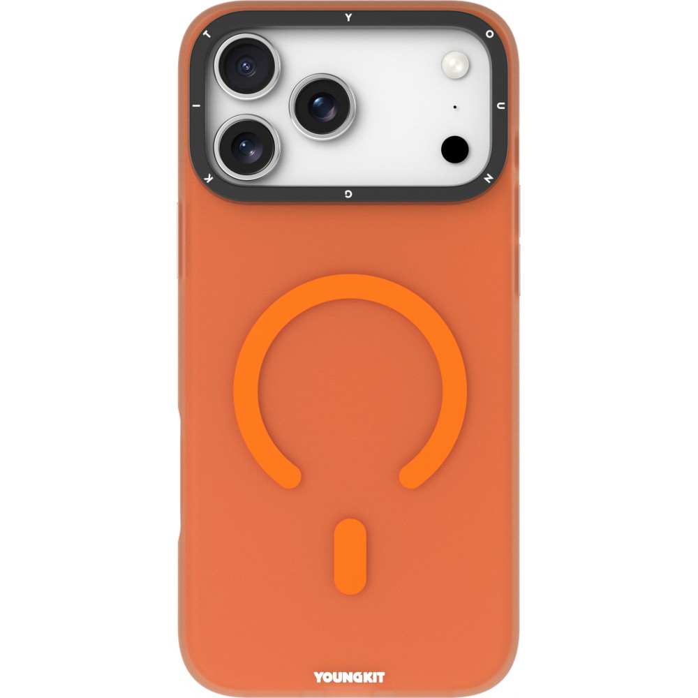 Coque iPhone 17 Pro - Youngkit Hidden Sand MagSafe - Orange