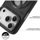 iPhone 17 Pro Max Case Hülle - Youngkit Technologie Leder 360° Drehständer MagSafe - Braun