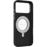 iPhone 17 Pro Max Case Hülle - Youngkit Technologie Leder 360° Drehständer MagSafe - Braun