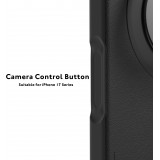 iPhone 17 Pro Max Case Hülle - Youngkit Technologie Leder 360° Drehständer MagSafe - Braun