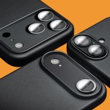 Coque iPhone 17 - Qialino cuir véritable (compatible MagSafe) - Noir