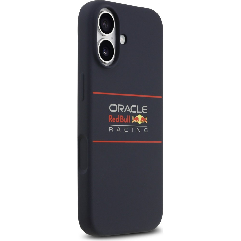 Coque iPhone 17 - Red Bull Silicone Horizontal Centered Logo MagSafe - Bleu