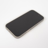 iPhone 17 Case H&uuml;lle - Wellenstruktur aus flexiblem Silikon im originalen minimalistischen Stil - Grau