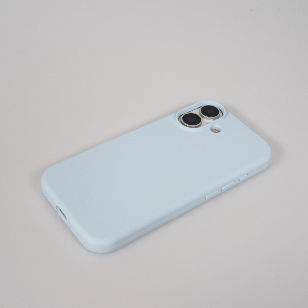 Coque iPhone 17 - Soft Touch - Bleu clair