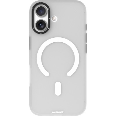 Coque iPhone 17 - Youngkit Hidden Sand MagSafe - Blanc