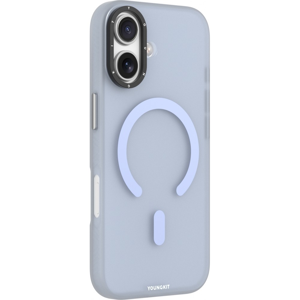 Coque iPhone 17 - Youngkit Hidden Sand MagSafe - Bleu