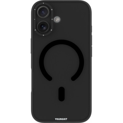 iPhone 17 Case Hülle - Youngkit Hidden Sand MagSafe - Schwarz